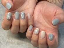 エクラス 銀座(Heclats)/ニュアンスネイル/春ネイル