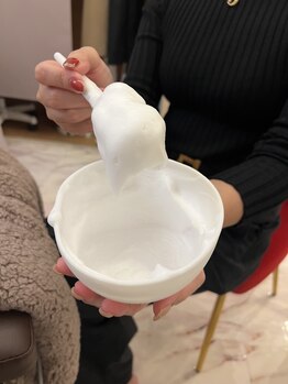 エステティックス ナインワンワン 横浜(Esthetics911) /プラセンタのモコモコ洗顔