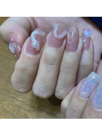 正月ヘビモチーフデザイン