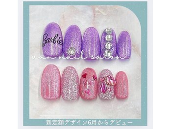 ヴァンネイルサロン 本厚木(VAN NAIL SALON)/barbieネイルデザイン¥5980