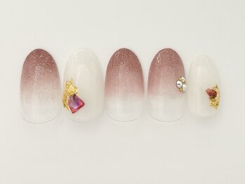 ネイルサロン アビー グランデュオ蒲田店(abbie)/シェルグラデ¥10714