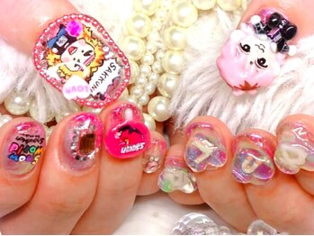 からふる/お客様オーダー推し活痛ネイル