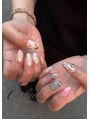 Nail Salon Eclat.【エクラ】【 6/1 NEW OPEN（予定）】&nbsp;インクやミラーを使ったニュアンスデザイン♪