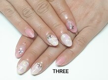 ネイルアンドまつげエクステ専門サロン スリー(THREE)/初回アートしっかりコース￥8100