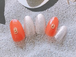 オレンジネイル