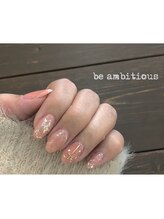 ネイルサロンアンドスクール ビーアンビシャス(be ambitious)/ホイルネイル.・＊