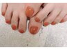 【フットNailワンカラー!フットバス付平日限定】☆フットマッサージ付6500円