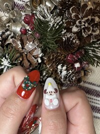 クリスマスネイル