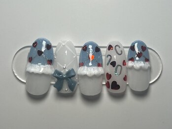 ジョアネイル(JOA Nail)/ぷっくり/レース/ハートホロ