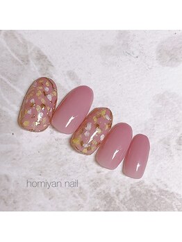 ホミヤンネイル(homiyan nail)/花びらネイル