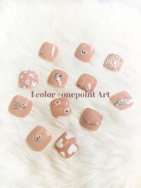フット　親指デザイン