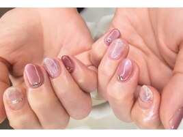 ニュアンス梅雨ネイル♪
