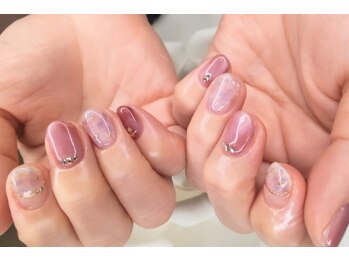 ニュアンス梅雨ネイル♪