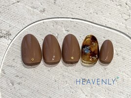 秋 ニュアンスネイル パラジェル