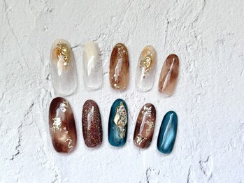 ネイルサロン グリッター(NAIL SALON glitter)の写真/【烏丸/四条スグ★】パラジェル使用☆主婦、ＯＬ様御用達のモチの良い上質ネイル♪¥7150～のコースあり♪