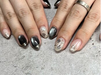 ナナネイル(7.Nail)/モードな冬ネイル