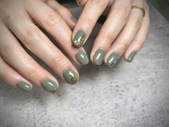 08ネイル(08 nail&school)/ニュアンスミラーネイル☆