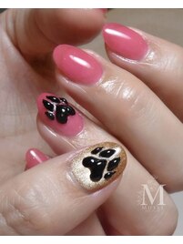 ワンちゃんの足跡