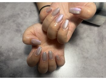 ディーニーニードットネイル(D22.nail)の写真/【マグネットネイル/シアー系ネイル大歓迎】派手過ぎない大人上品な仕上がりがお好みの方に◎