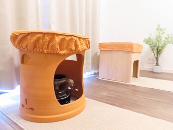 【よもぎ蒸し専門店】Naturia(ナチュリア)福岡天神の写真/【福岡天神/完全個室】人目を気にせずゆったり温活♪黄土よもぎ蒸しで癒し時間。ペア利用OK★
