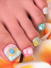 カラーズ 浜松店(colors)/レインボーシーネイル(^^)