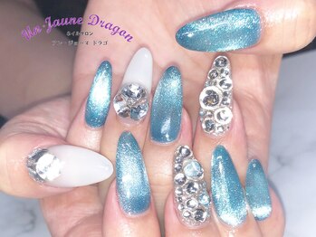 アン ジョーヌドラゴ/【ロングネイル】ブルーネイル