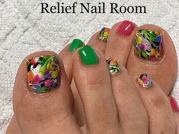 リリーフネイルルーム(RELiEF NAiL ROOM)/フットデザインコース