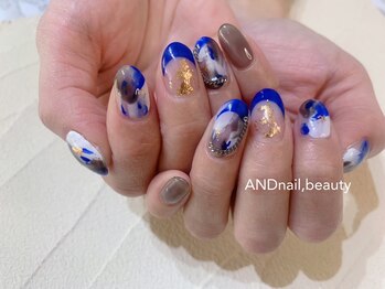 アンドネイル ビューティー(AND nail,beauty)/夏ネイル/ニュアンスネイル