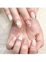 マイオティック ネイル(miotic nail)/チェックリボンネイル