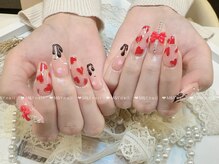 エムアンドワイ 秋葉原店(M&Y)/バレンタインネイル/ハート