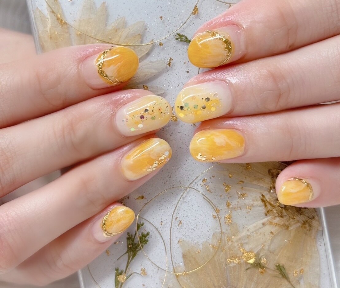 春先取りニュアンスネイル：PG011327189｜ネイルアンドアイラッシュ