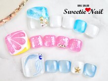 スウィーティーネイル 柏駅西口店(Sweetie Nail)の雰囲気（フット定額ジェル♪ハッピーコース7700円）