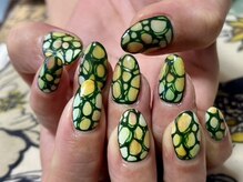 ブランシュ 藤沢(Blanche)/オーダーメイドネイル 網模様