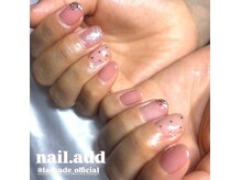 ネイルアド(nail.add)/春ネイル~ピンク×ドット~