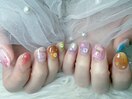 春 夏ネイル 持ち込み付け放題