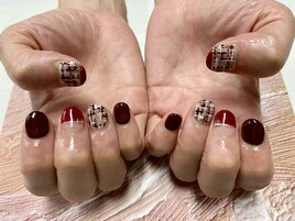 【定額】ボルドーネイル