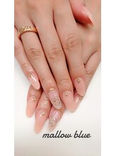 ネイルサロンアンドスクール マロウブルー(mallow blue)/シンプルスカルプチュア