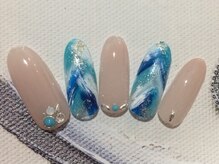 ネイルサロン リリオ(Nail Salon Ririo)/ブルーアートネイル