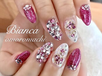 派手 キラキラピンクネイル Pg ビアンカ 沖縄読谷村店 Bianca のフォトギャラリー ホットペッパービューティー
