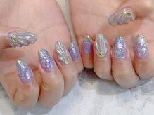 ラルネイル 大宮(Lull. nail)/#夏ネイル#マーメイド#ミラー