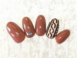 壁画？っぽいネイルデザイン