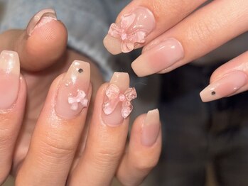 アイネイルズ 天神今泉店(I-nails)/【mami.i】ワンホンピンクチーク
