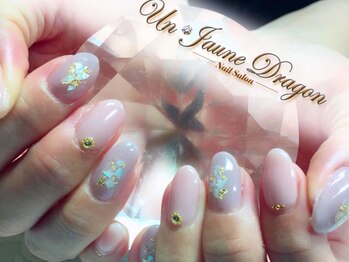 アン ジョーヌドラゴ/シンプル☆ショートネイル