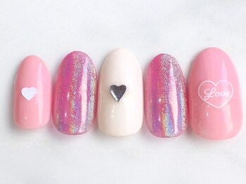 ネイリス(NAILISS)/春/ユニコーン/ハート/ピンク