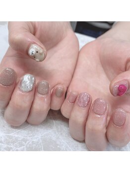ネイルサロン ココロ(Nail salon cocoro)/くまちゃん3Dネイル
