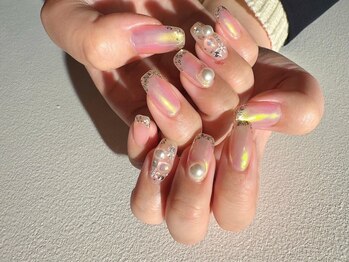 ビューティービースト フォー ネイルアンドアイラッシュ 松浜店(beauty:beast)/オーロラネイル☆