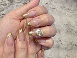 ミラーフレンチネイル