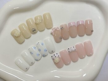 デイシー ネイルアンドアイラッシュ(deicy nail&eyelash)の写真/シンプルデザインからトレンドデザインまで！あなたの好みのデザインがきっと見つかる定額コースをご用意☆