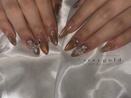 アミ施術お客様ネイル