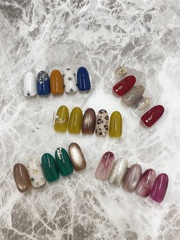 ネイルサロン エーナイン ザ ビッグ豊平店/秋デザイン